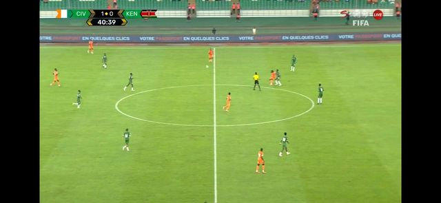 Pepe and Guessand dropping lower to destabilise the Kenya backline